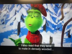 grinch talking about mating Meme Template