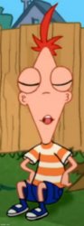 Front Facing Phineas 1.4 Meme Template