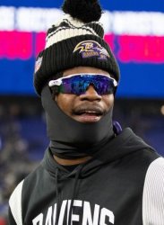 Lamar Jackson Shades Meme Template