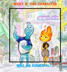 What if This Character Was An Elemental Meme Template
