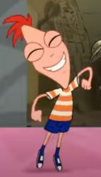 Front Facing Phineas Theme 1.3 Meme Template
