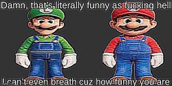 Mario & Luigi funny Meme Template