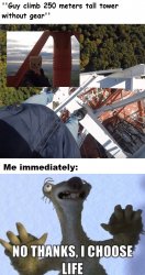 I choose life Meme Template