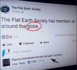 Flat Earth Globe Meme Template