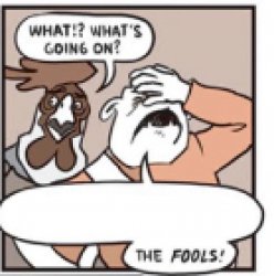 the f o o l s Meme Template