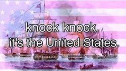 Knock Knock, it's the United States Meme Template