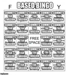 Based Bingo (by aCollectionOfCellsThatMakesMemes) Meme Template