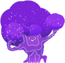 Purple Treasure Tree (Brave) Meme Template