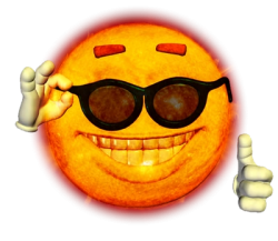 Cool Sun Meme Template