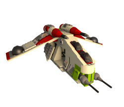 LEGO Star Wars Republic Gunship Meme Template