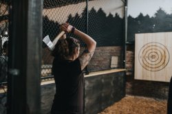 axe throwing Meme Template