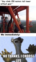 I choose life Meme Template