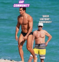 Gay not queer Meme Template
