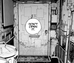 Chainsaw Man Door Meme Template