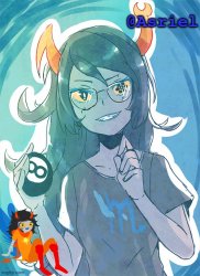 Asriel's Vriska template Meme Template