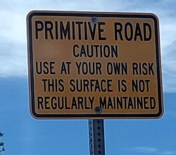 Primitive road Meme Template