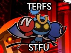 Magnet Bomber hates TERFs Meme Template