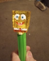 Spongebob PEZ Dispenser Meme Template