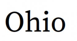ohio in source serif 4 Meme Template