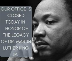 MLK Day office closed Meme Template