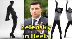 Zelensky in Heels Meme Template