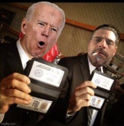 Hunter and Joe Biden fbi Meme Template