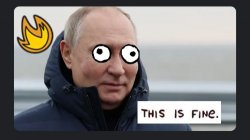 Deluded putin Meme Template