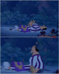 Sleeping Kronk Meme Template