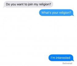 Do you want to join my religion Meme Template