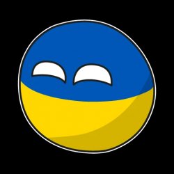 Ukraine ball Meme Template