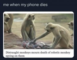 Me when my phone dies Meme Template