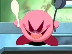 Evil Kirby Meme Template