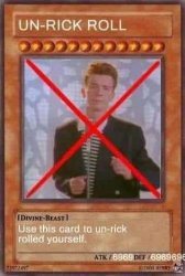 The Un-Rickroll Meme Template