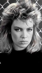 Kim Wilde black & white Meme Template