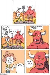 OwlTurd End Up In Hell Meme Template