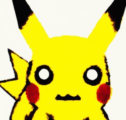 C u r s e d Pika Meme Template