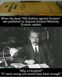 Einstein critics Meme Template
