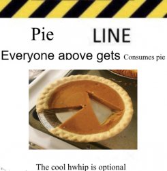 Pie line Meme Template