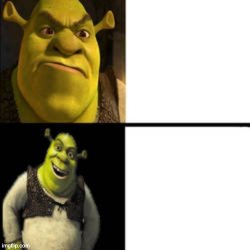 Drake Shrek Meme Template