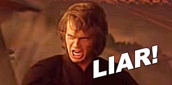 anakin LIAR! [ d-_-b TEMPLATE ] Meme Template