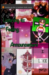 Imma.go.be.a.lesbian.bish’s announcement temp Meme Template