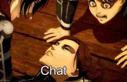 Dead chat attack on titan Meme Template