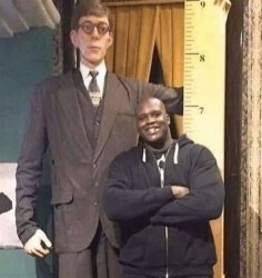 Shaquille and wadlow Meme Template