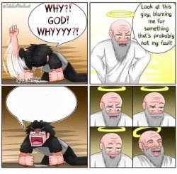 Why god why Meme Template