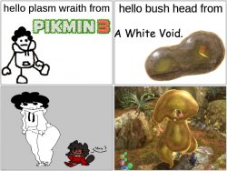 bush head and plasm wraith Meme Template