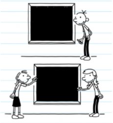 Greg blackboard Meme Template