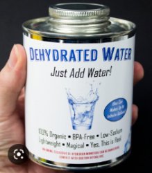 Dehydrated water Meme Template