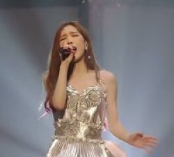 gently holds taeyeon singing "fine" (acapella) Meme Template