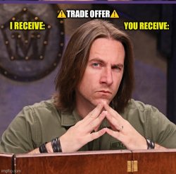 Matt Mercer Trade Offer Meme Template