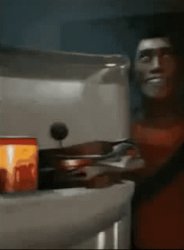 scout opens fridge Meme Template